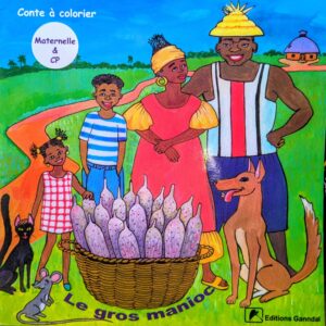 LE GROS MANIOC. conte à colorier
